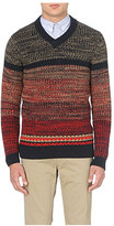 Thumbnail for your product : HUGO BOSS Agrade multi-coloured knit jumper