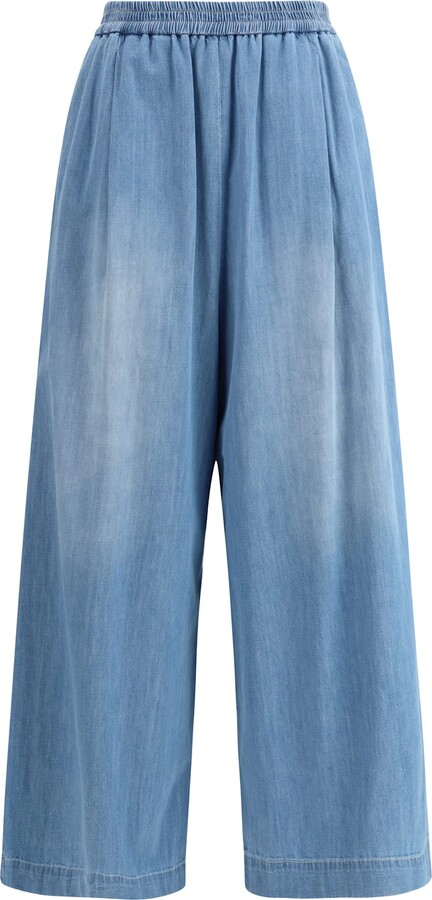 Fabiana Filippi Denim Wide Leg Pants