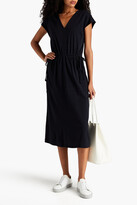 Thumbnail for your product : Vince Pima cotton-jersey midi dress