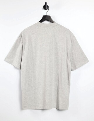 ONLY & SONS organic cotton oversized double pocket t-shirt in grey