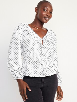 old navy ruffle top