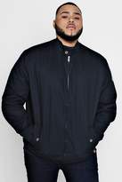 Thumbnail for your product : boohoo Big And Tall Harrington Jacket With Lining