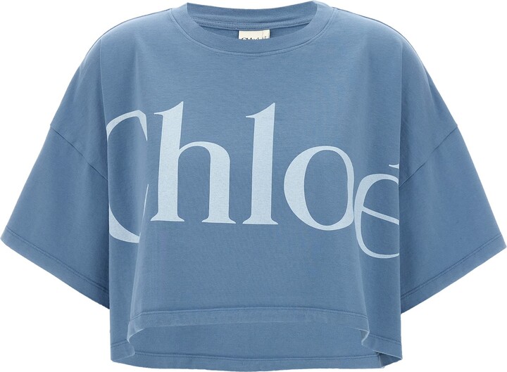 Chloé Logo Crop T-shirt