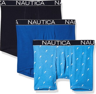 Buy Nautica Men's Classic Underwear Cotton Stretch Boxer Brief