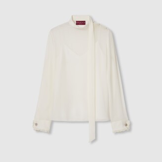 Gucci Silk georgette top