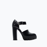 Thumbnail for your product : Zara 29489 High Heel Track Sole Shoes
