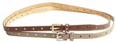 Thumbnail for your product : Fashion Focus set of two - taupe and tan faux leather belt set