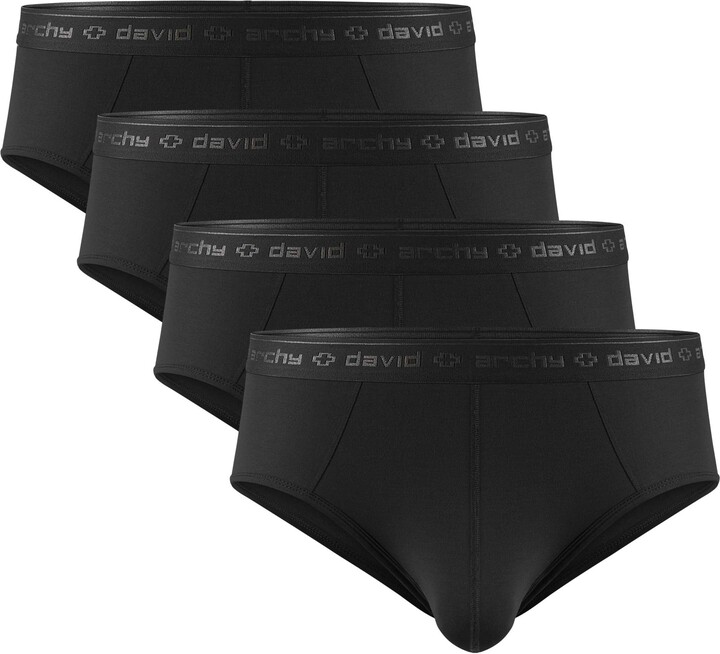 DAVID ARCHY Men's Boxers Shorts Ultra Soft Micro Modal Men's Underwear