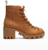 Thumbnail for your product : Schutz Xayane Suede Combat Booties