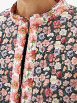 Thumbnail for your product : Sea Leslie Quilted Floral-print Cotton-poplin Jacket - Black Multi