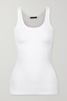 Thumbnail for your product : ATM Anthony Thomas Melillo Ribbed Stretch-micro Modal Tank - White - large