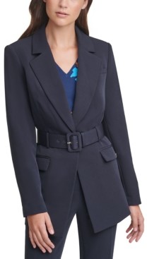 calvin klein long blazer