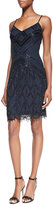 Thumbnail for your product : Theia Beaded Fringe Cocktail Dress
