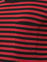Thumbnail for your product : Attachment striped pocket T-shirt