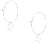 Thumbnail for your product : Petite Grand Heart Pendant Hoop Earrings