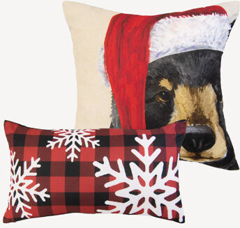 Donna Sharp Winter Cottage Throw Pillow