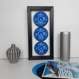 Thumbnail for your product : Vinyl Village Personalised Three Favourite Songs Framed
