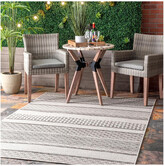 Thumbnail for your product : nuLoom Kairi Lacy Stripes Outdoor Indoor/Outdoor Rug