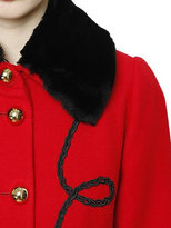 Thumbnail for your product : Uniform Wool Coat W/ Faux Fur