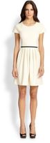 Thumbnail for your product : Pleated Contrast-Band Dress