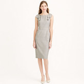 Thumbnail for your product : J.Crew Bow-shoulder dress in Super 120s wool
