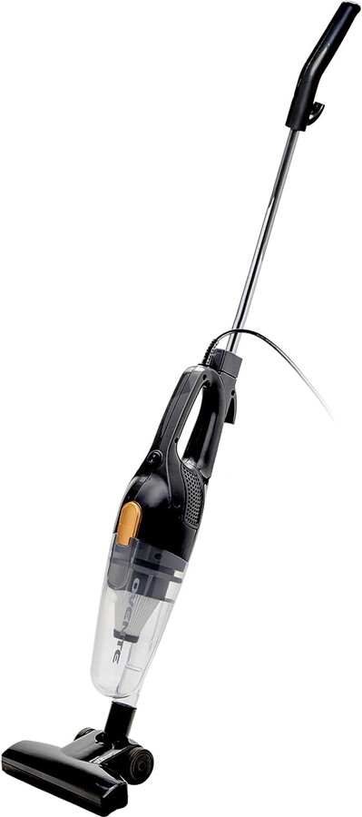 Ovente Electric Bagless 3-in-1 Stick and Handheld Vacuum 400W Lightweight Multi-Surface Cleaner with Floor Brush & Crevice Nozzle Tool for Cleaning Hardwood, Carpet, Pet Hair, Kitchen, Car ST102BGD