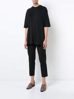 Thumbnail for your product : Simone Rocha ruched flower detail T-shirt
