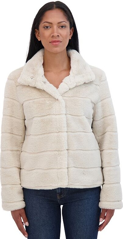 Women's Sebby Collection Faux Fur Jacket