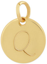 Thumbnail for your product : Anna Lou Gold plated small q disk charm