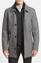 Thumbnail for your product : Vince Camuto Melton Car Coat with Removable Bib
