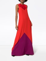 Thumbnail for your product : Givenchy Contrast panel maxi dress