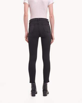 High rise ankle skinny
