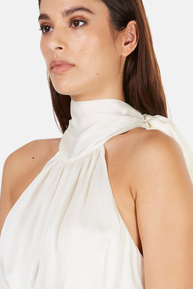 Zimmermann Gathered Bow Tie Blouse