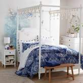 Thumbnail for your product : Pottery Barn Teen Colette Canopy Bed + Wide Dresser Set, Queen, Water-Based Washed Sand