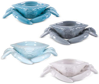 Fitz & Floyd Cape Coral Collection 4-Pc. Assorted Crab Butter Dish Set