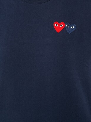 Comme des Garçons PLAY embroidered heart T-shirt