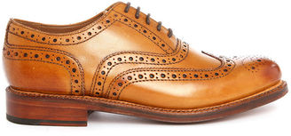Grenson Amber Stanley brogue shoes with floral toe