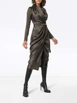 Thumbnail for your product : Rick Owens ruched wrap dress