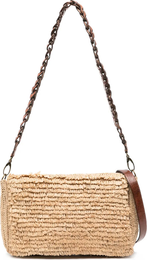 IBELIV Hafa raffia shoulder bag