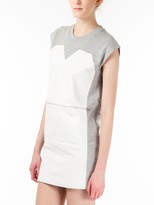 Thumbnail for your product : Maison Martin Margiela 7812 MM6 Sweatshirt Dress with Leather