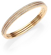 Thumbnail for your product : Adriana Orsini Goldtone Pave Crystal Three-Row Bangle Bracelet