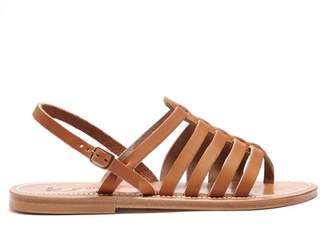 K. Jacques Homere Leather Sandals - Womens - Tan