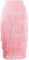 Thumbnail for your product : Norma Kamali Fringed Skirt