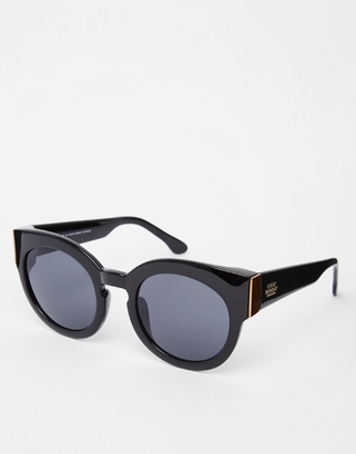 Cheap Monday Chunky Cat Eye Sunglasses - Black