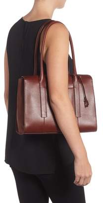 LODIS Los Angeles Business Chic Paula RFID-Protected Coated Leather & Suede Brief Shoulder Bag