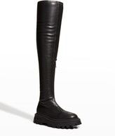 Thumbnail for your product : Simon Miller Scrambler Stretch Vegan Leather Tall Moto Boots