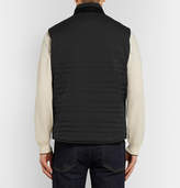 Thumbnail for your product : Loro Piana Reversible Quilted Storm System Shell And Virgin Wool-blend Gilet - Black