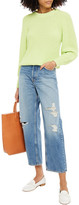 Thumbnail for your product : Rag & Bone Maya Cropped Distressed High-rise Straight-leg Jeans