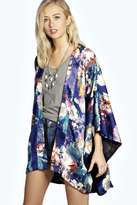Thumbnail for your product : boohoo Boutique Amanda Floral Print Kimono Jacekt