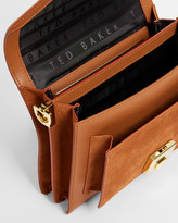 Thumbnail for your product : Ted Baker KIMMIES Leather luggage lock mini satchel bag